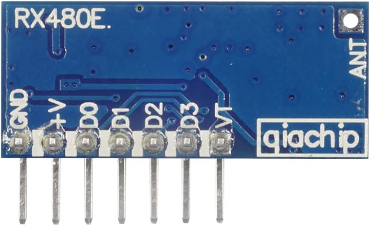 Wireless 433Mhz RF Modul RX480E-4C Empfänger Eingebauter Lerncode 1527 Dekodierung 4 Kanal Ausgang u