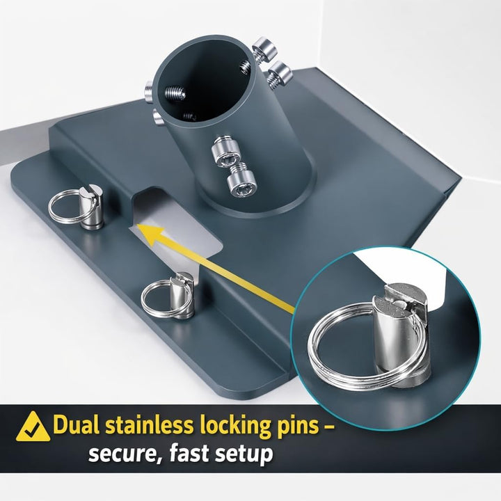 Starlink Gen 3 Rohradapter 25–42 mm – Premium Montagekit für Starlink Standard Gen 3 / V4 Kickstand
