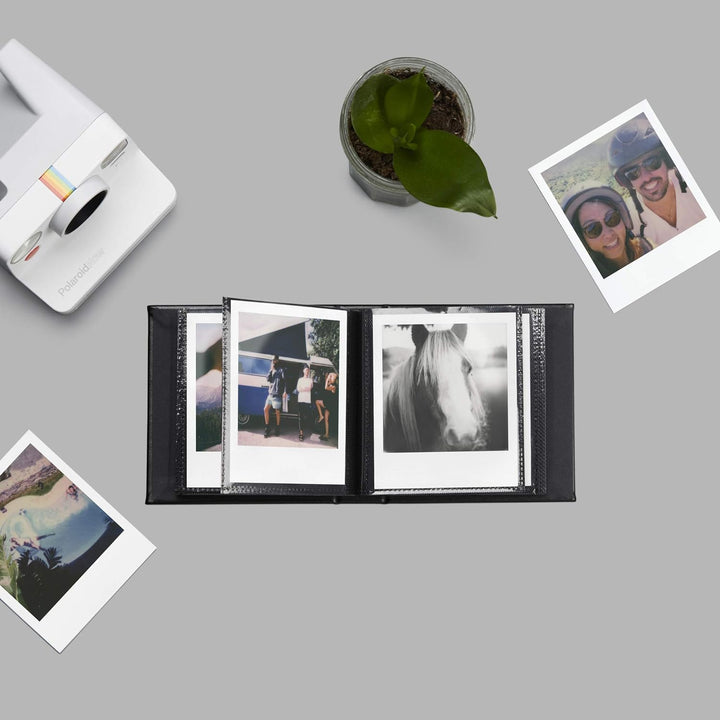 Polaroid Now+ Gen 2 Sofortbildkamera - Weiss, Keine Filme & Fotoalbum - Klein Bundle mit Fotoalbum,