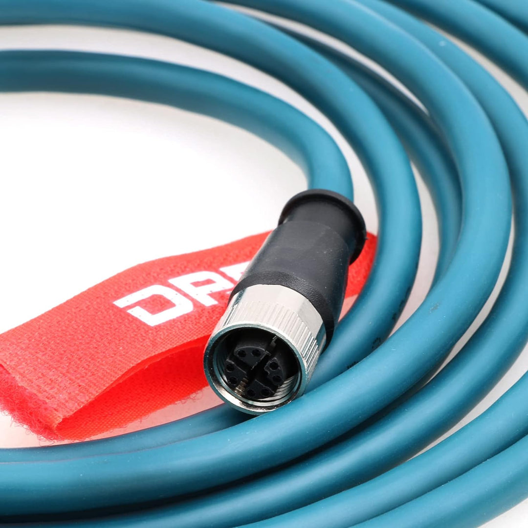 DRRI Hight Speed Ethernet M12 Patchkabel mit 8 Positionen, X-kodiert auf RJ45, für industrielle Ethe