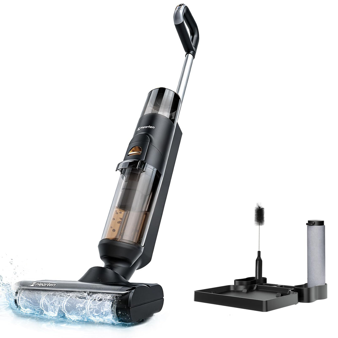 Hearten Nass Trockensauger, Selbstreinigung, Saugwischer Smart 3 in 1, Staubsauger mit Wischfunktion