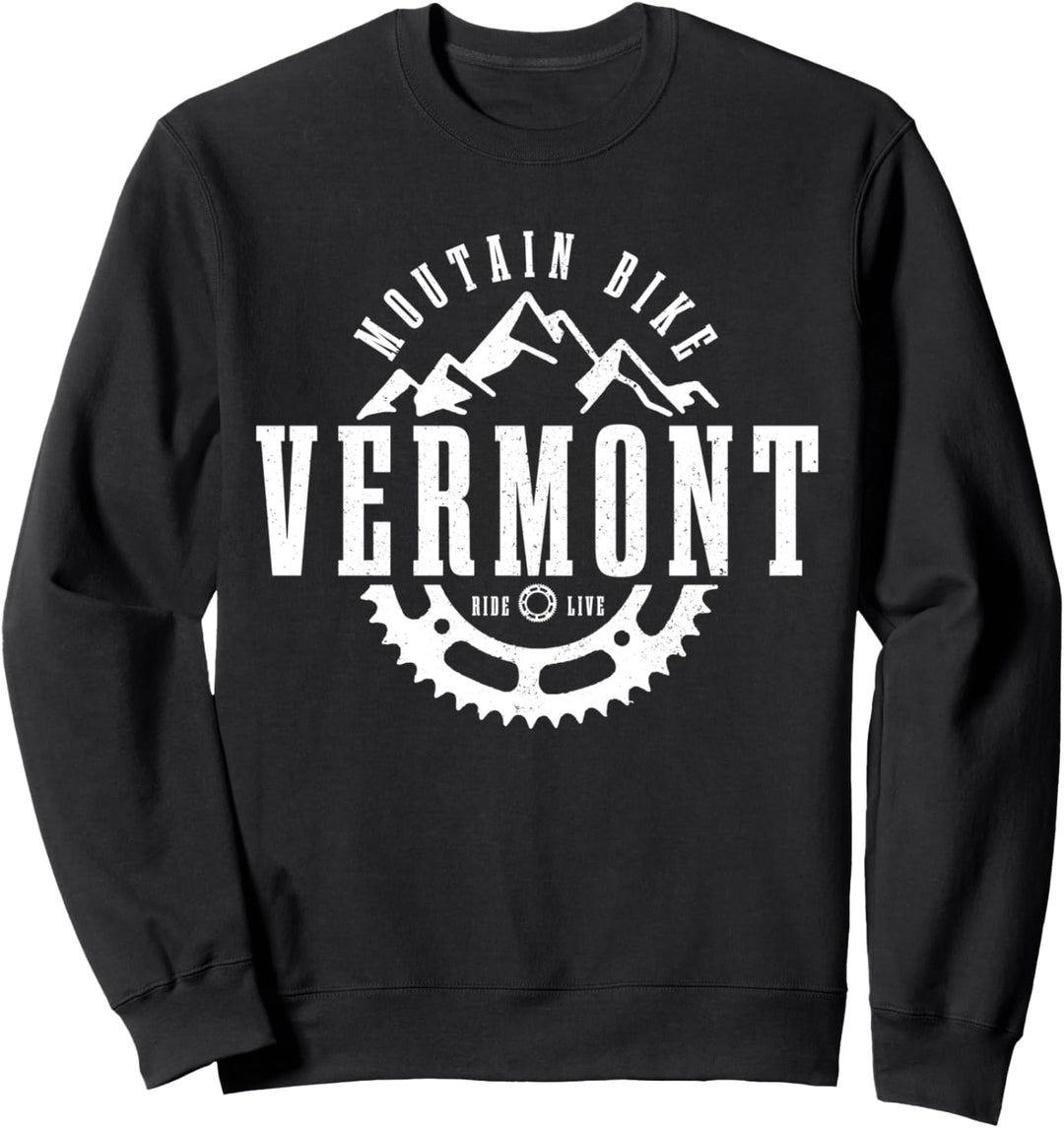Vermont Mountainbike MTB Downhill Souvenir USA Sweatshirt
