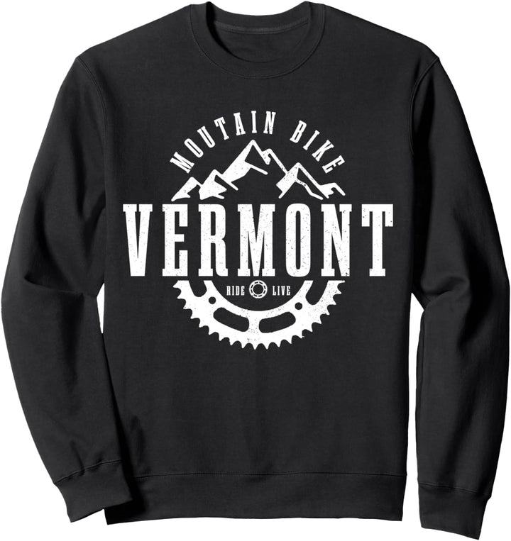 Vermont Mountainbike MTB Downhill Souvenir USA Sweatshirt