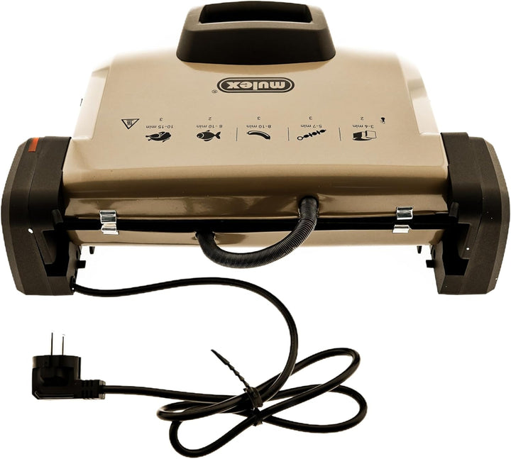 Mulex MX034 Toast und Grill Sandwichmaker 1800W Kontaktgrill 220V Beige
