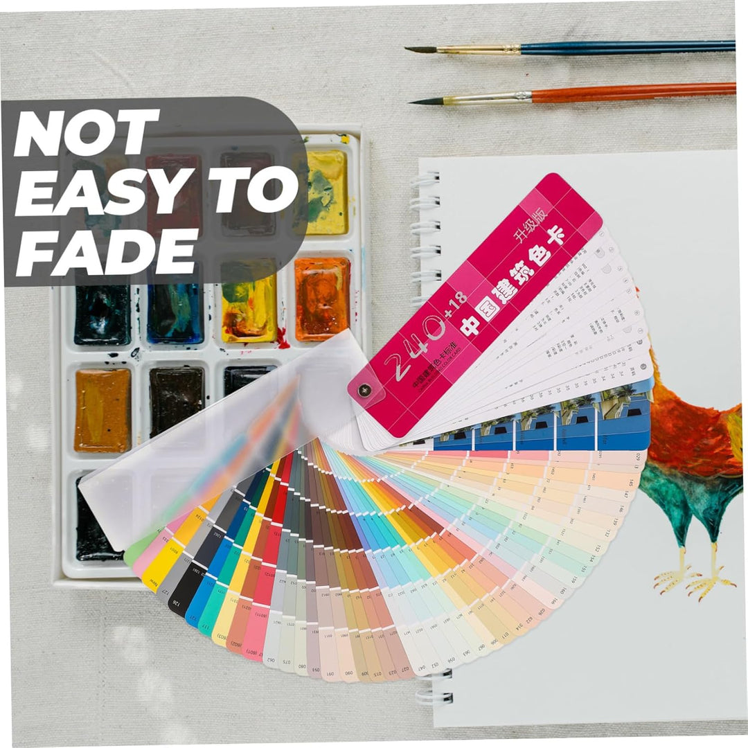 DOITOOL Farbkarte Architekturfarben Farben Standard RAL Farbfächer Farbmusterkarten für Präzise Farb