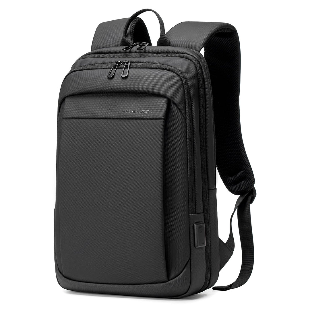 Laptop Business Rucksack Herre - Leichter 17,3 Zoll Slim Laptoprucksack mit USB - Ladeanschluss Wass
