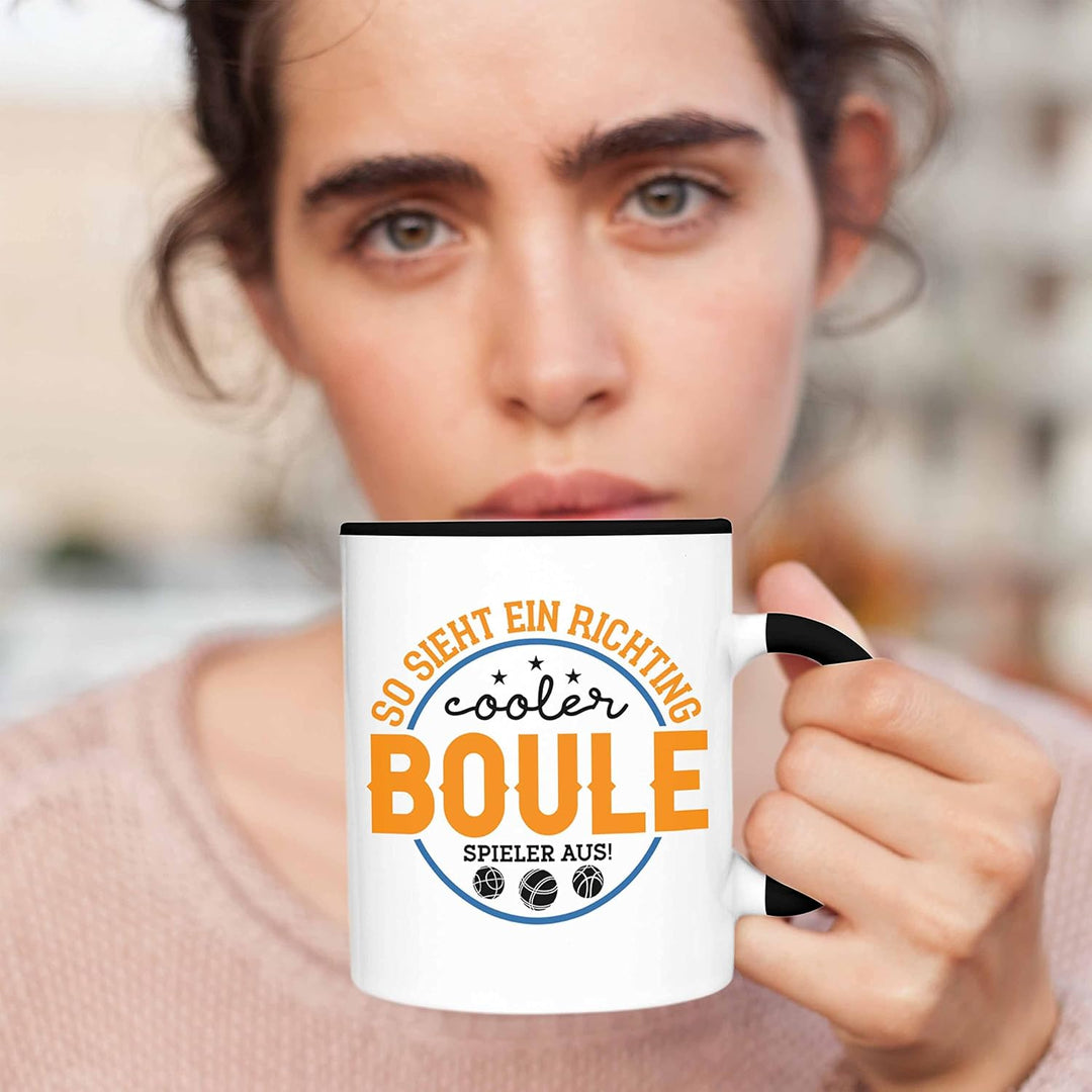 Trendation - Boule Tasse So Sieht Ein Richtig Cooler Boule Spieler Aus Tasse - Geschenk für Boule-Fa