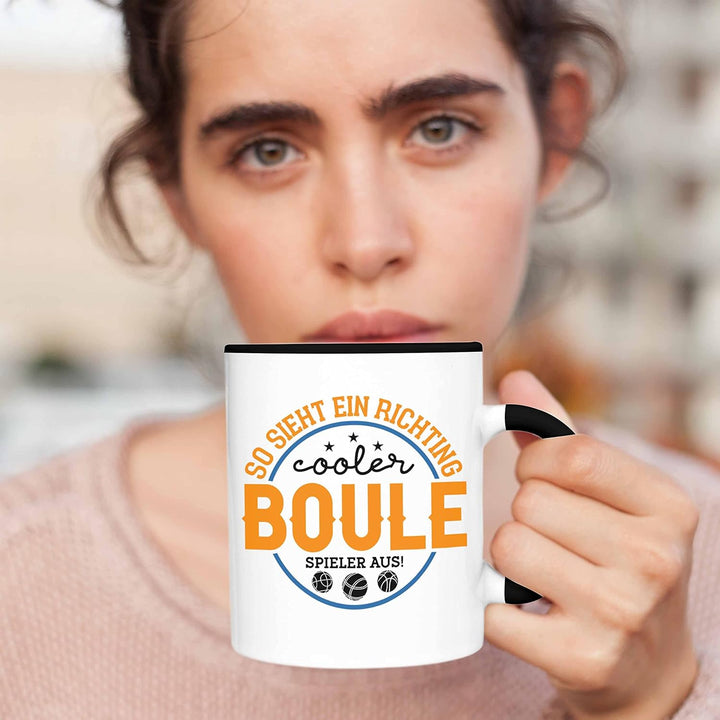 Trendation - Boule Tasse So Sieht Ein Richtig Cooler Boule Spieler Aus Tasse - Geschenk für Boule-Fa