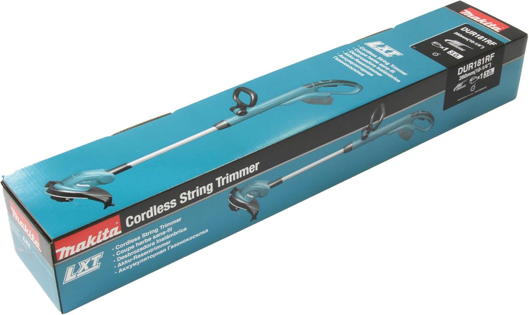 Makita DUR181RF Akku-Rasentrimmer 18V / 3,0 Ah, 1 Akku + Ladegerät 1 Akku + Schnellladegerät, 1 Akku