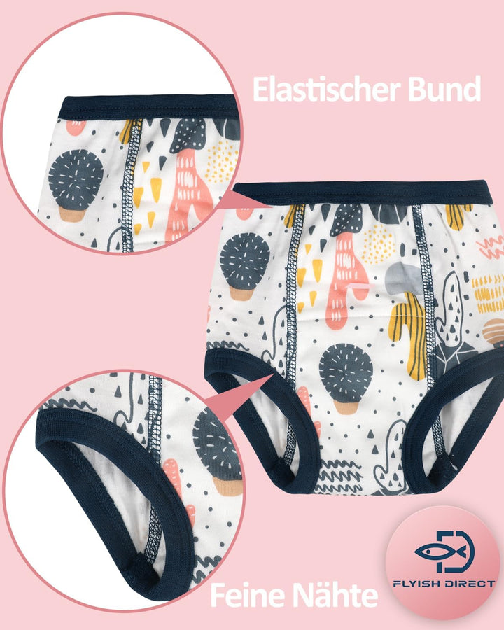FLYISH DIRECT Töpfchen Trainingshose, Kinder Töpfchentraining Unterwäsche für Jungen und Mädchen, Ki