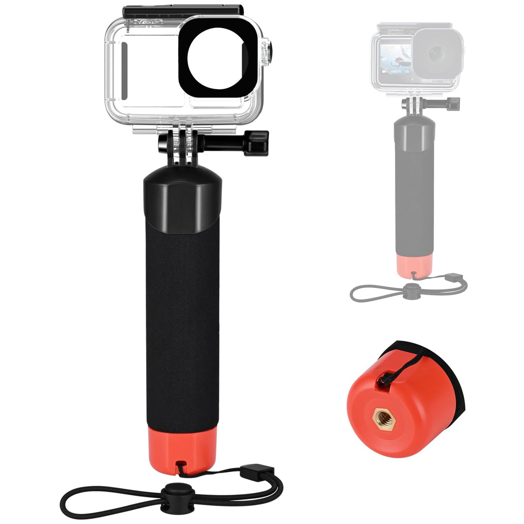 Osmo Action Wasserdichtes Gehäuse + Schwebender Griff für DJI Osmo Action 6 | Einbeinstativ/Floating
