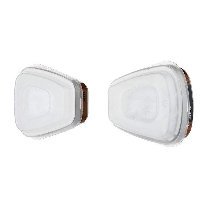 3M 6002 CR Ersatzfilter für Farbspritzarbeiten 6002CR – 1 Filter mit Doppel-Atemventil &amp; Mehrweg-Hal