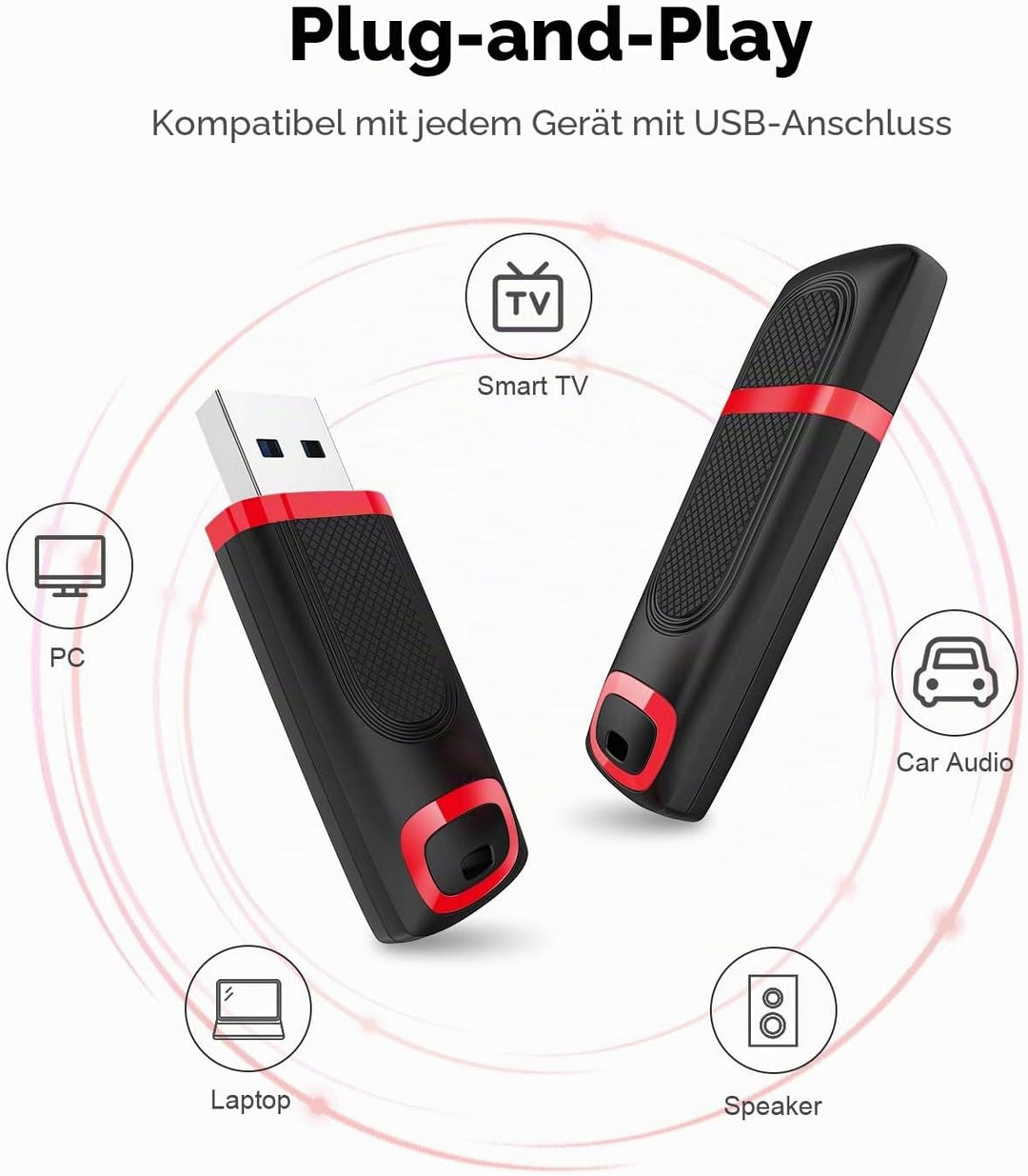USB 3.0 Stick 32GB 5 Stück Vansuny High-Speed USB 3.0 Speicherstick 32 GB Flash Laufwerke Memory Sti