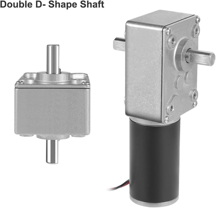 sourcing map Wurm Zahnrad DC 12V 30RPM hoher Drehmoment Geschwindigkeit Reduzierungs Motor, 12V 30RP