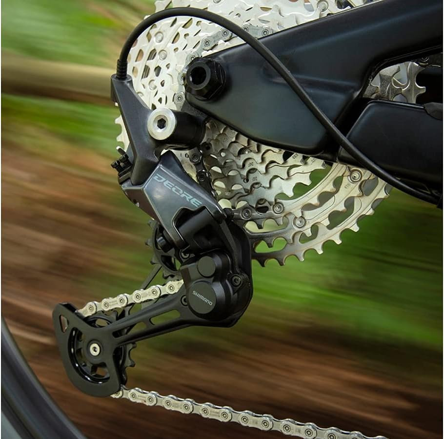 Shimano Deore Deore M6100 Schaltwerk, 12-Fach, Shadow+, SGS Long Cage, Schwarz Einzelbett, Einzelbet