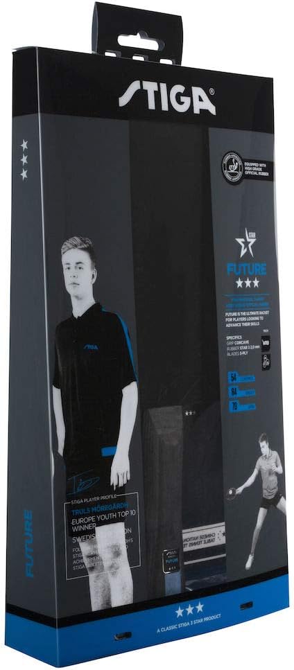 STIGA Future 3-Star Tischtennisschläger rot/schwarz Einzelbett, Einzelbett