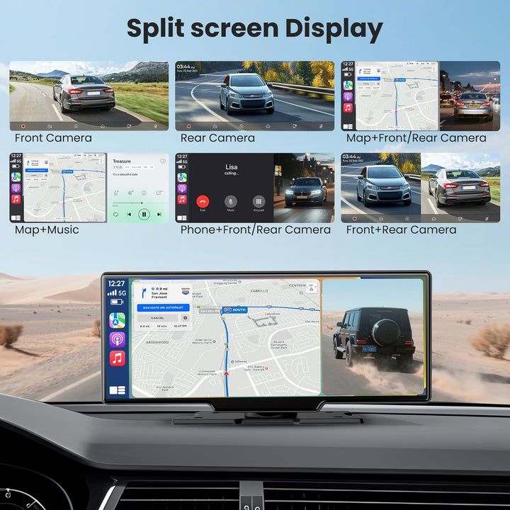 11 Zoll Carplay Display FüR Apple Car Play und Android Auto,Carplay Android Auto Display Bildschirm