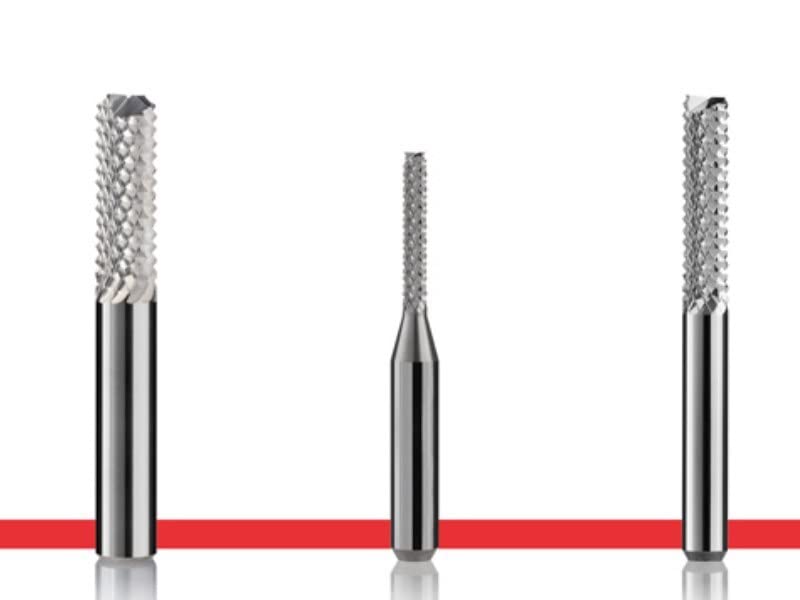 fein verzahnter Verbundstofffräser - d 3mm, D 3mm, SL 12mm, GL 40mm, d 3mm, D 3mm, SL 12mm, GL 40mm