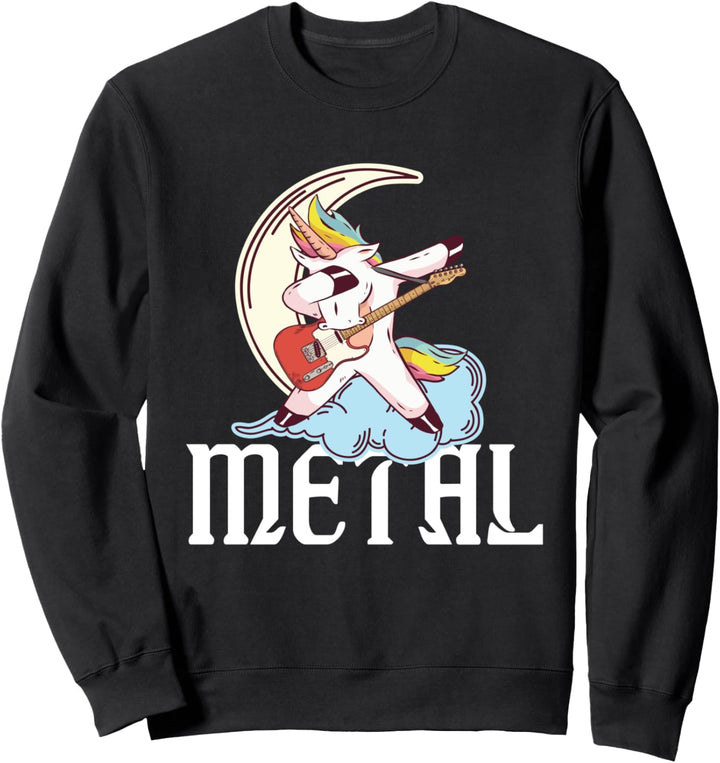 Heavy Rock Musik Metal - Einhorn Metal Sweatshirt