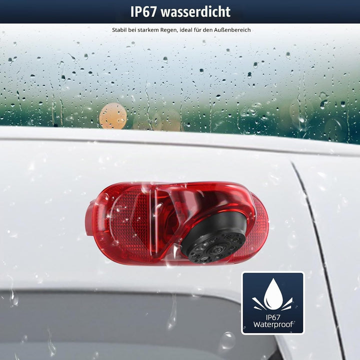 720P HD Rückfahrkamera für Renault Trafic 2001-2014/Opel Combo 2001-2011/ Opel Vivaro 2001-2014, 140