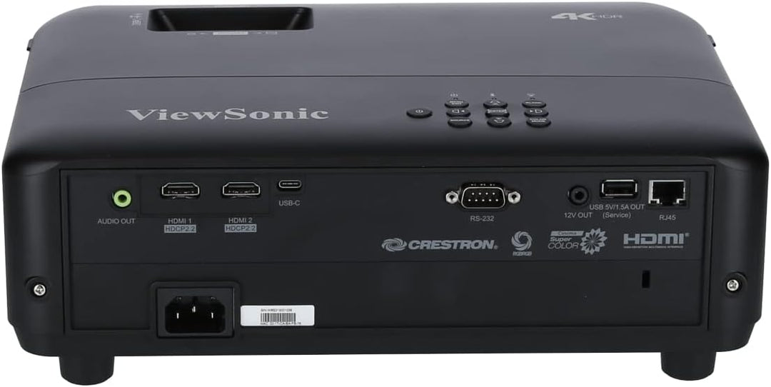 ViewSonic PX728-4K UHD Heimkino DLP Beamer (4K, 2.000 ANSI Lumen, Rec. 709, 2x HDMI, USB, USB-C, 10