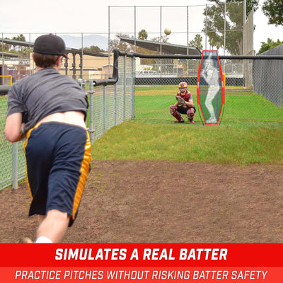 GoSports Baseball & Softball Xtraman Dummy Batter Pitching Training Mannequin - Übungs-Pitchinghilfe