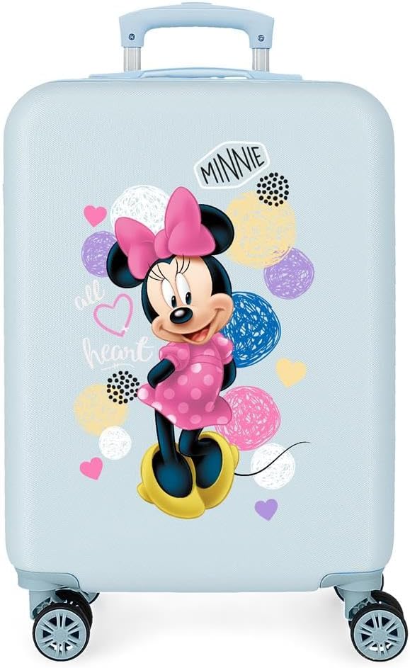 Disney Love Minnie Kabinenkoffer Rosa 37x55x20 cms Hartschalen ABS Kombinationsschloss 32L 2,5Kgs 4