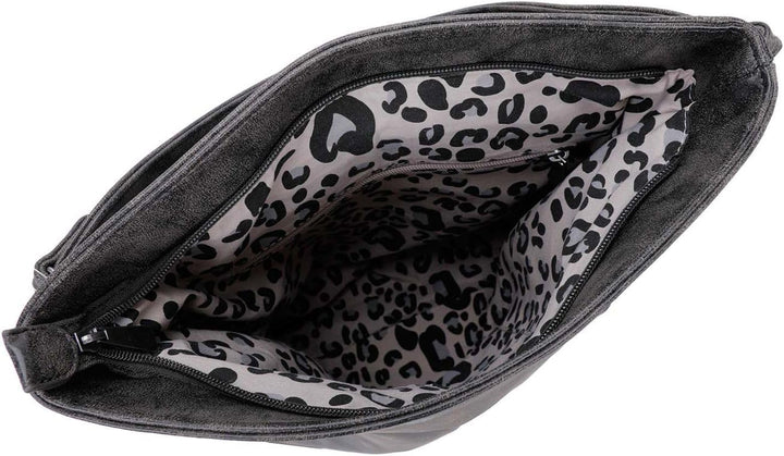 Fritzi aus Preussen Damen Bike01 Vintage Black Idol Schultertasche, Black Idol