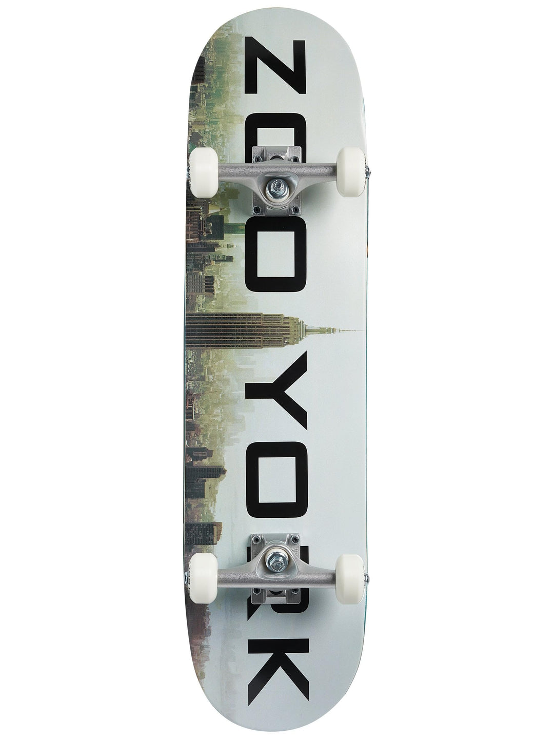 Zoo York Unisex – Erwachsene York Logo Skateboard 7.75" Fog, 7.75" Fog