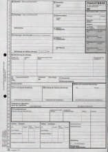 RNK 2101 Diverse Formulare und Drucke Frachtbrief
