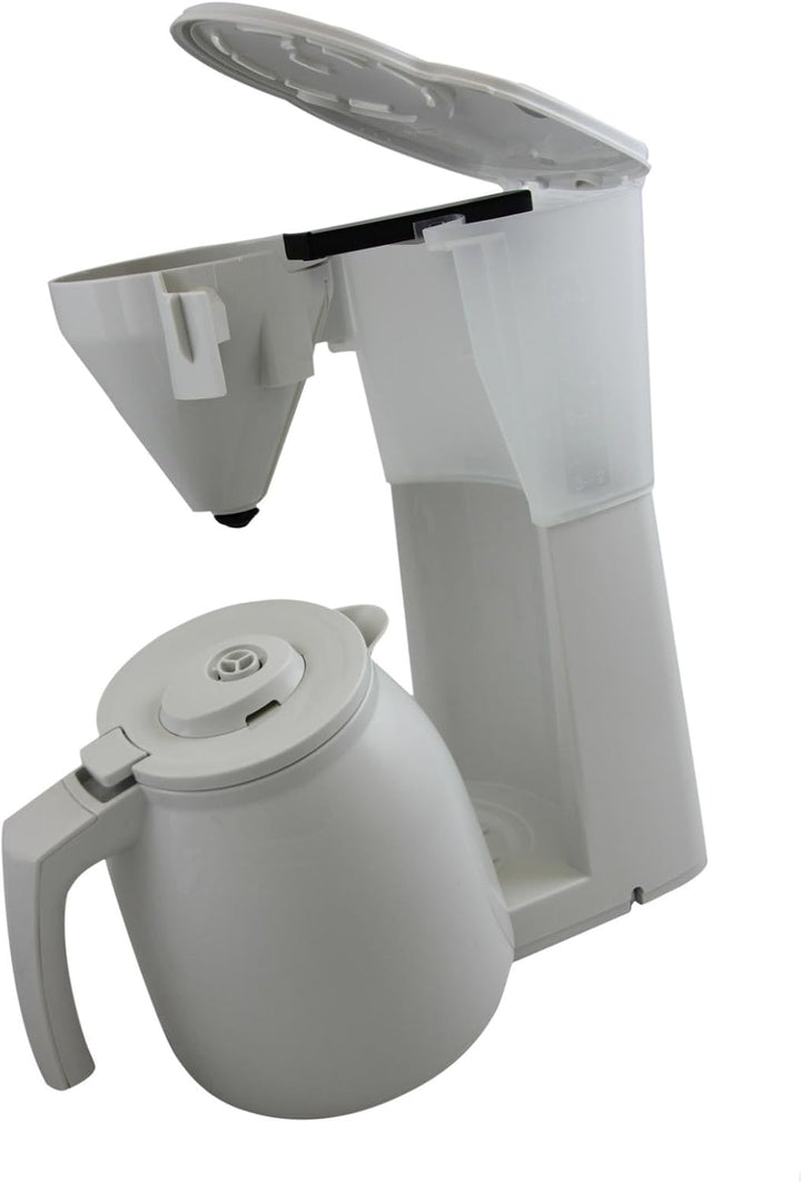 Melitta 1010-05 wh Easy Therm Kaffeefiltermaschine -Thermkanne -Tropfstopp -Schwenkfilter weiss Weis