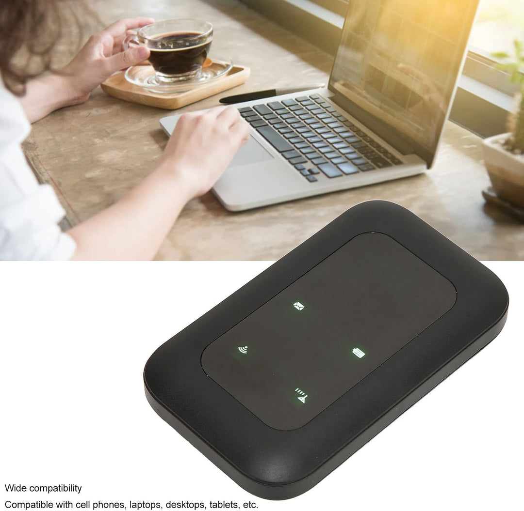 H806 4G/LTE-WLAN-Hotspot für Reisen, tragbarer Mobil-Router mit entsperrtem SIM-Slot, unterstützt B1