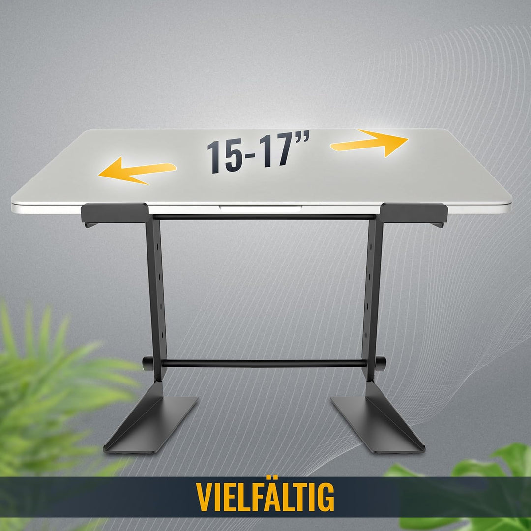 RICOO Laptopständer Höhenverstellbar für 15-17 Zoll Standfuss LS01-B Universal Notebook Halterung bi