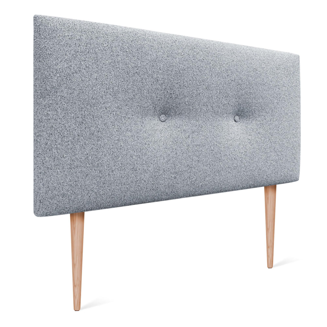DHOME Kunstleder oder Acualine Stoff Kopfteil einfarbig mit Knöpfen gepolstert HIGH Range Luxus Bett