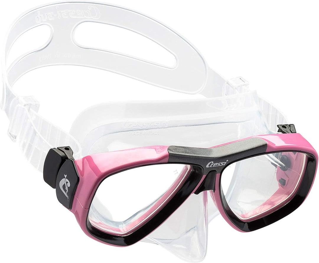 Cressi Focus - Schnorchelmaske, Einstellbar Schnorchelset Erwachsene, Taucherbrille Kinder und Tauch