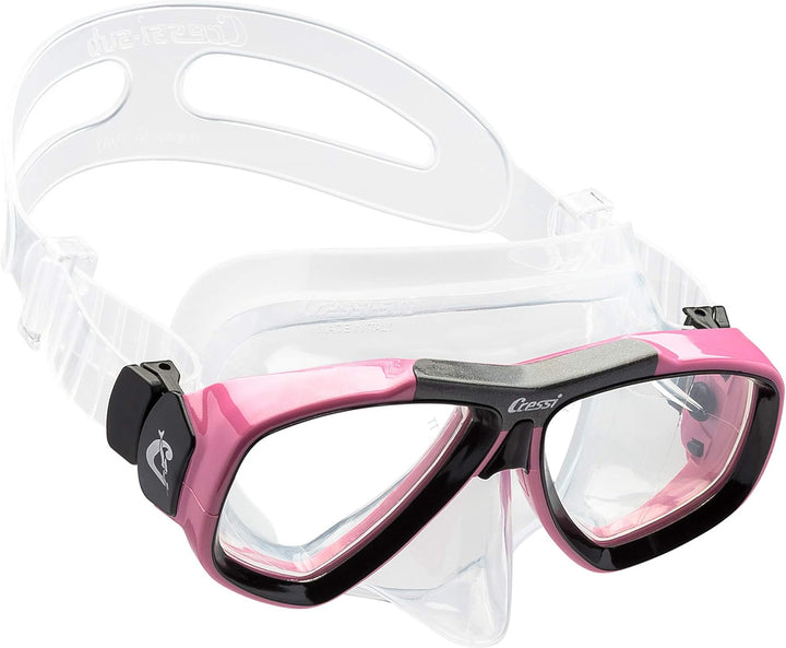 Cressi Focus - Schnorchelmaske, Einstellbar Schnorchelset Erwachsene, Taucherbrille Kinder und Tauch