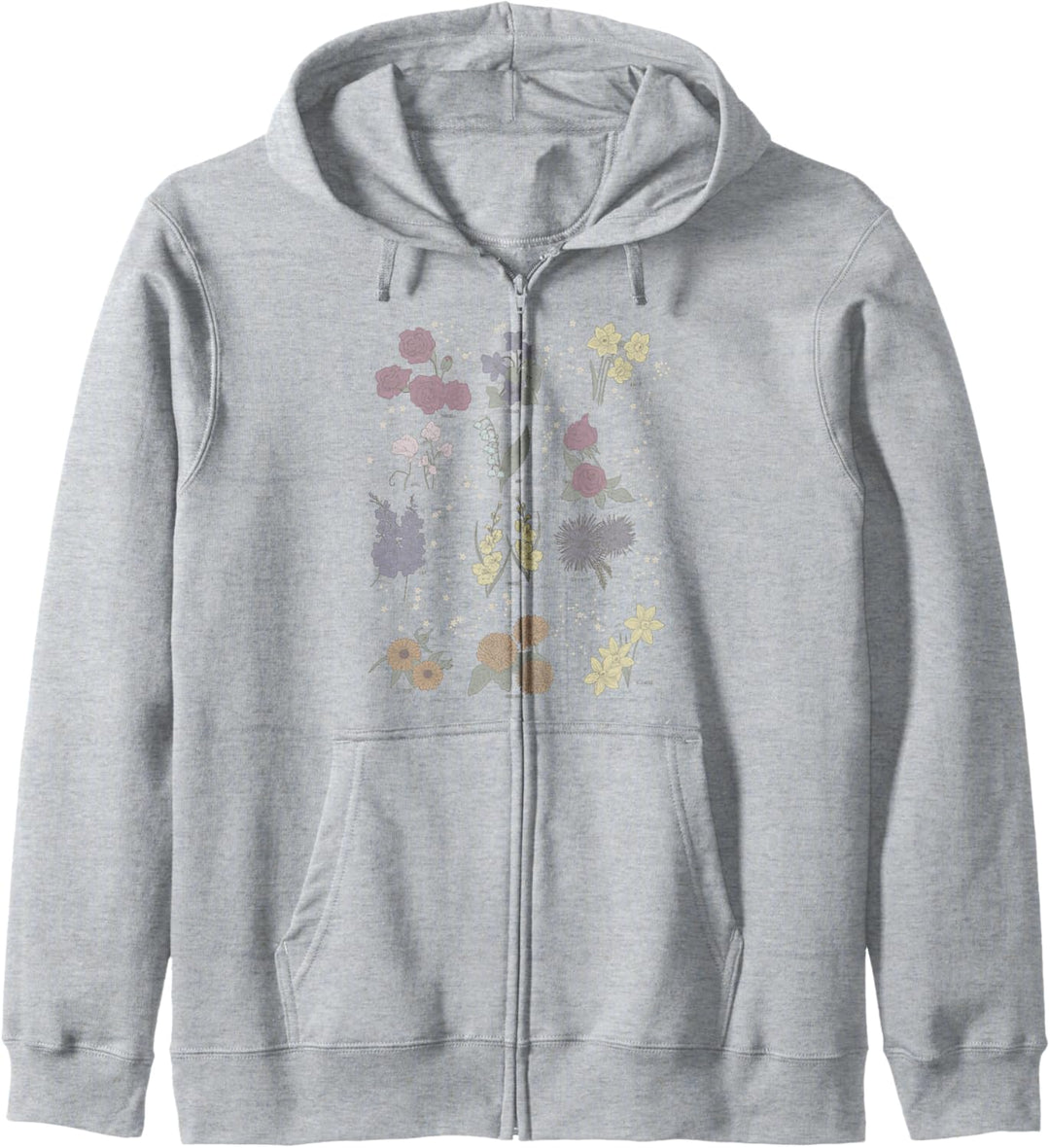 Flower Informational Chart Kapuzenjacke