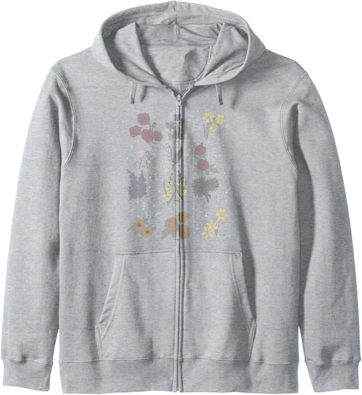 Flower Informational Chart Kapuzenjacke