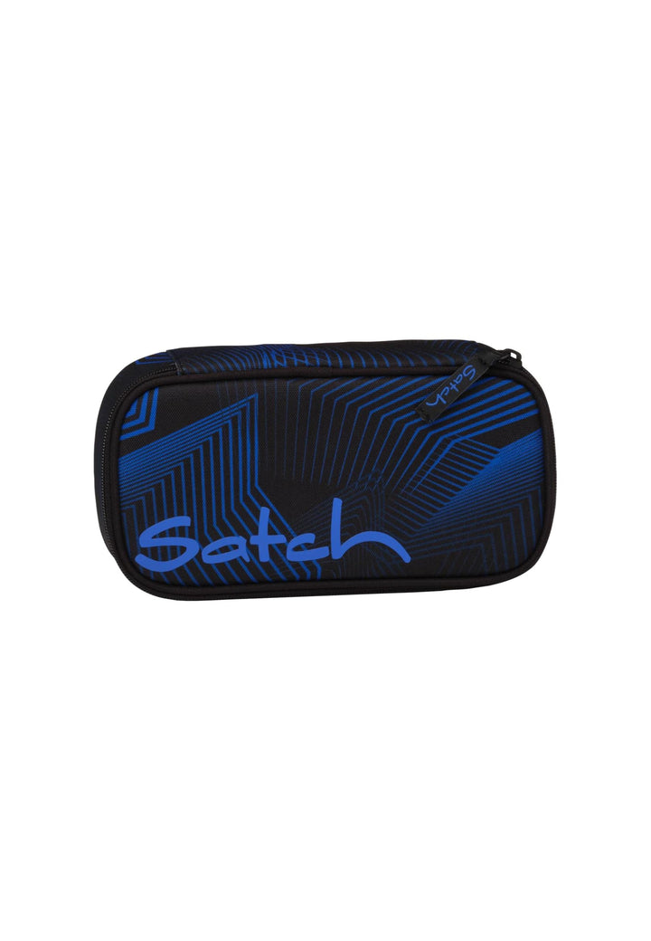 Satch Schlamperbox extra gross inkl. Trennfach Reissverschlussfach Stiftehalter Geodreieck Sichtfens