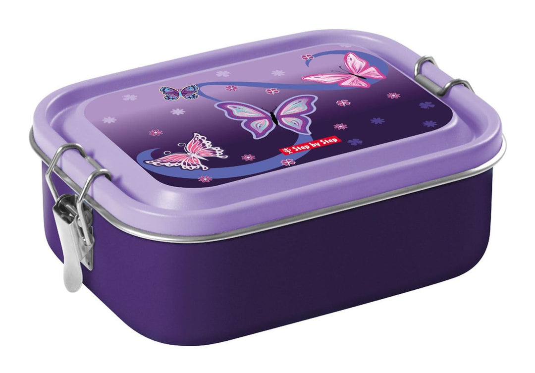 Step by Step Lunchbox Stainless Steel Sweet Butterfly violett
