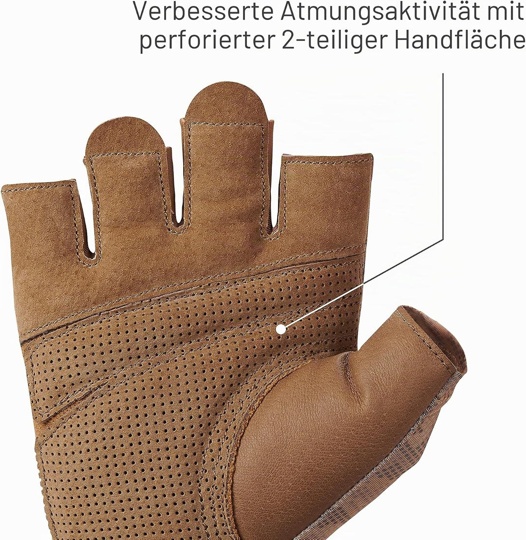 Harbinger Pro Gloves, Lightweight and Flexible Gloves with Enhanced Breathability for Moderate Lifti