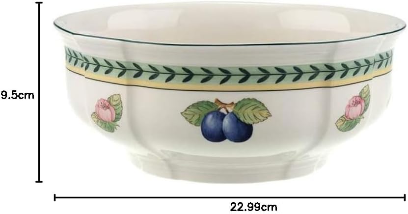 Villeroy & Boch Suppenteller, Porzellan, 10-2281-3170 8.25 in Weiss/Mehrfarbig, 8.25 in Weiss/Mehrfa