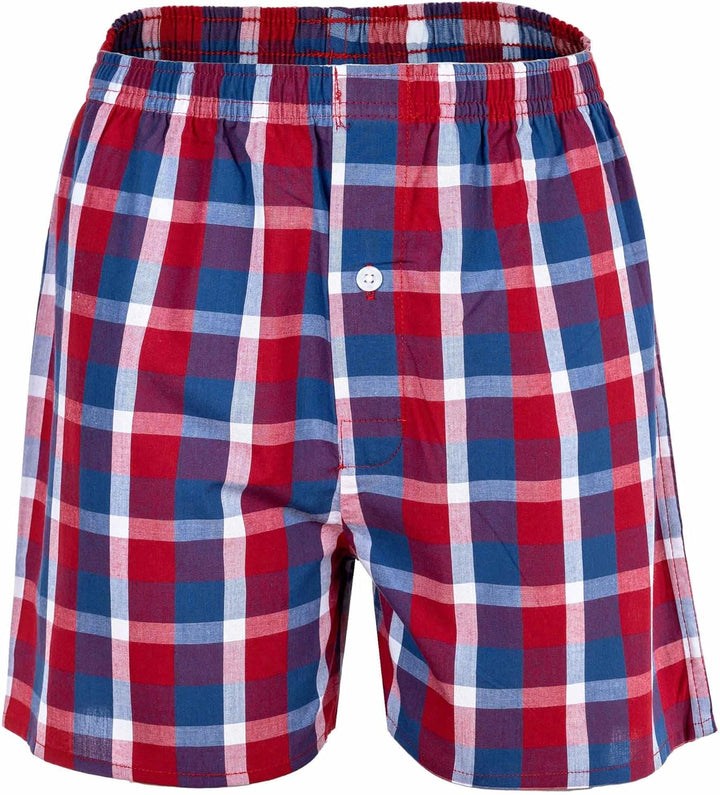 YOURBASICS Kinder Web-Boxer, 7er Pack - American Boxer-Shorts, Gemustert, Spar-Pack 188 Mix2, 188 Mi