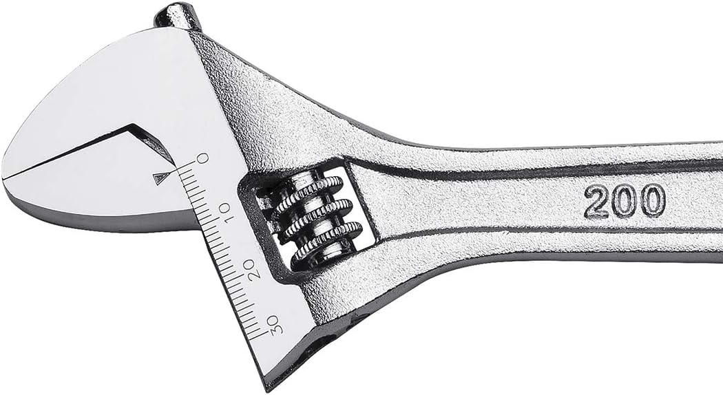 Jetech 4-tlg. Verstellbarer Schraubenschlüssel-Satz, Grössen 150, 200, 250 und 300 mm, Profi-Rollgab