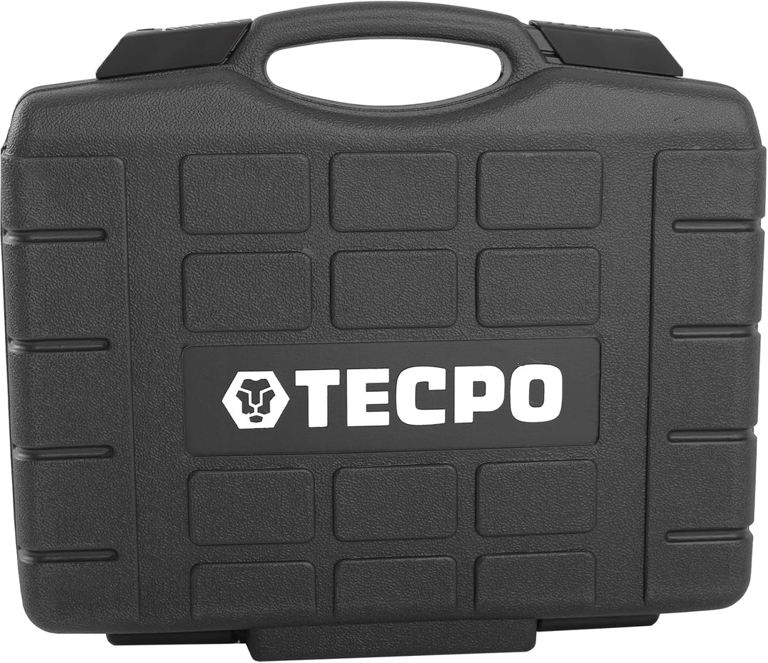 TECPO Steckschlüsselsatz Innen Vielzahn 1/2 Zoll 12-Kant Stecknüsse 26-teilig