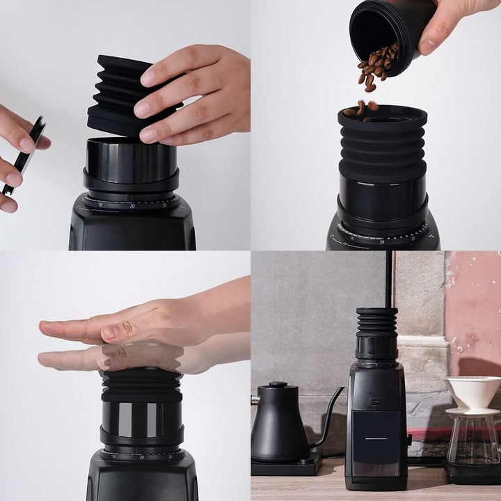 watchget Kaffeemühle Einzeldosierung Trichter Kompatibel mit Baratza Encore Kaffeemühle Silikonbalg