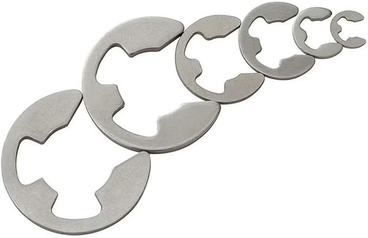 E-clip Sicherungsring, E-Clip Externe Haltering Edelstahl Snap Intern Sicherungsring E Clip Sprengri
