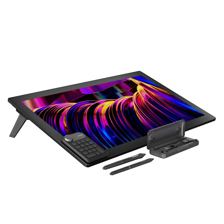 HUION Kamvas Pro 27 4K UHD Gafiktablett mit Display, PenTech 4.0 Batteriefreier Stylus mit 2nd Gen A