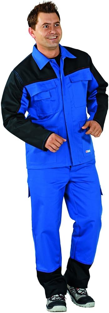 Planam Grösse 50 Herren Weld Shield Jacke kornblau schwarz Modell 5515 Kornblau/Schwarz 50, Kornblau