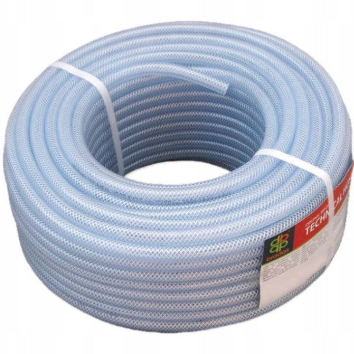Bradas TH06*2,5 Industrie PVC- technischer Schlauch mit Gewebeeinlage, 50 m lang, Innendurchmesser 6
